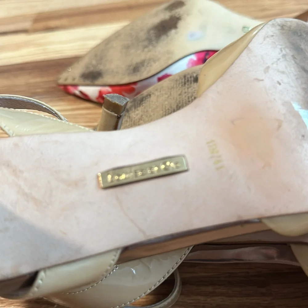 Bundle 2 pairs of Louise et Cio shoes small heel, ankle strap size 11 - Picture 9 of 9